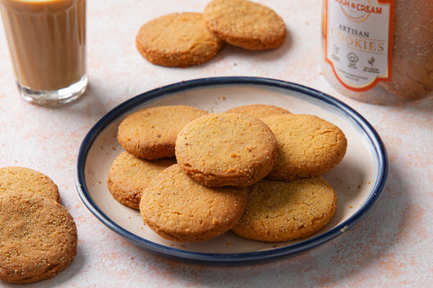 100% Atta Desi Ghee Cookies(Round)