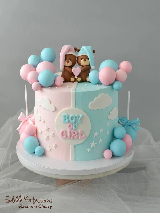 Gender Reveal Cake