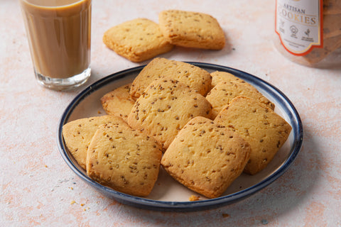 Butter Ajwain Cookies