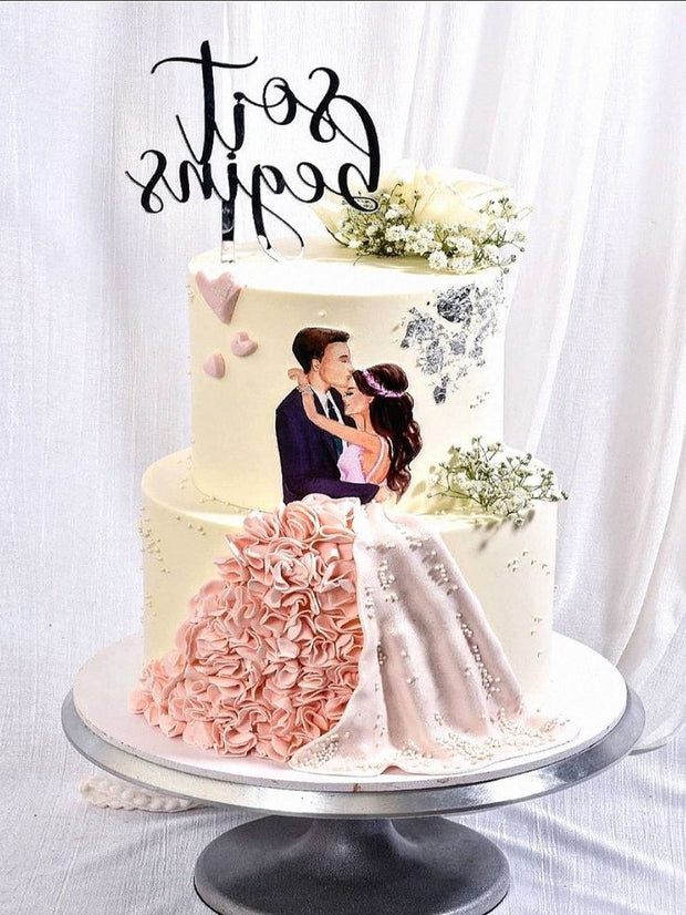 Bride and Groom Cake