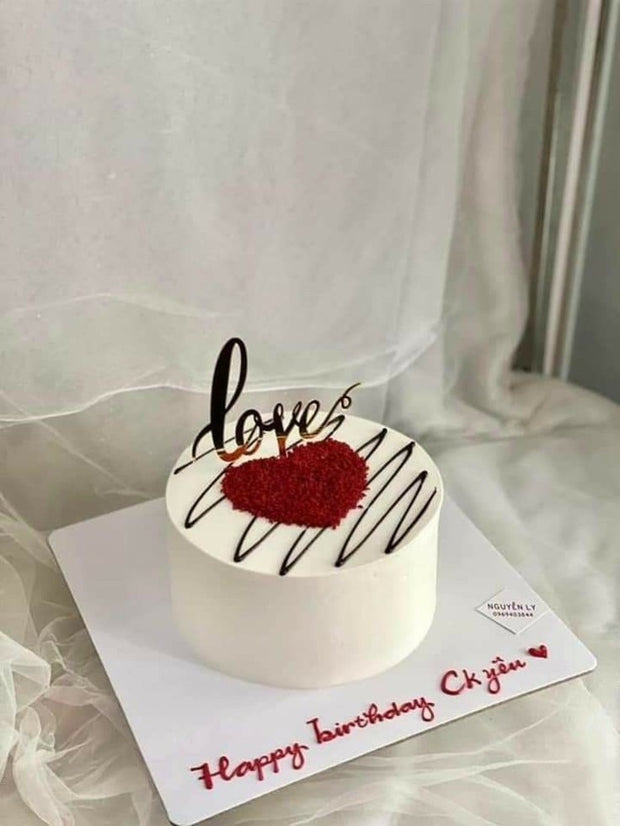 Love Theme Cake