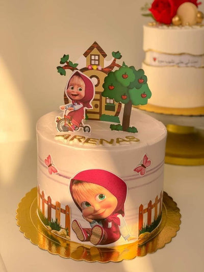 Masha Theme Cake