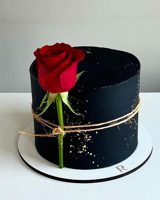 Rose Black Cake